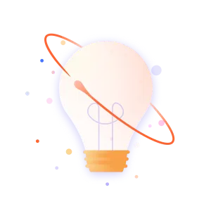 A lightbulb icon.
