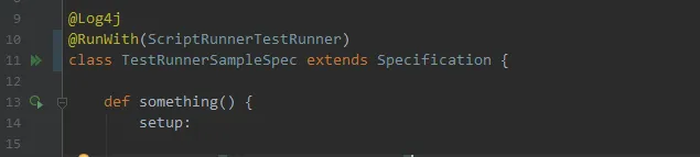 The Run the code option in the Code Editor.