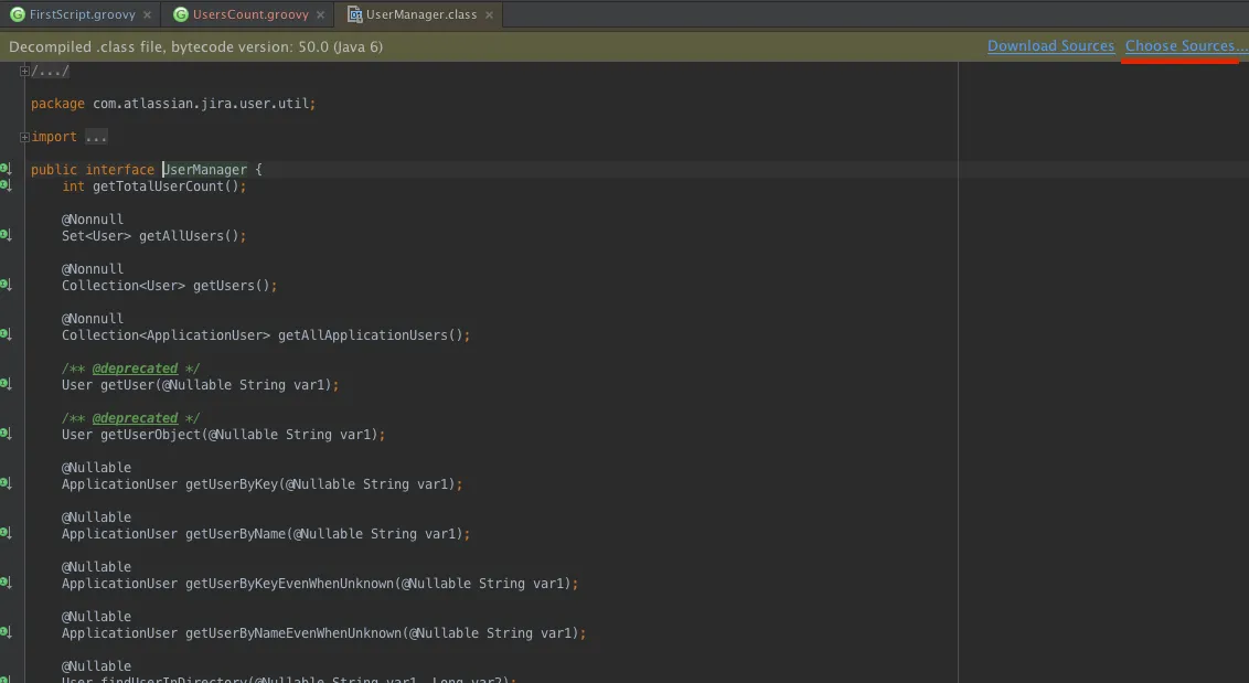 Class information provided by the Decompiler in IntelliJ IDEA.