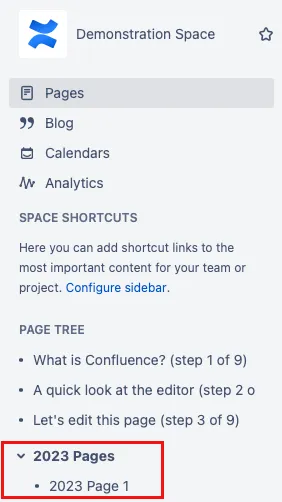 The result of the HAPI script, which is a new page.