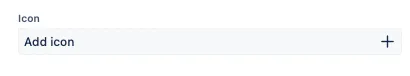 Add icon field in Advanced expand editor.