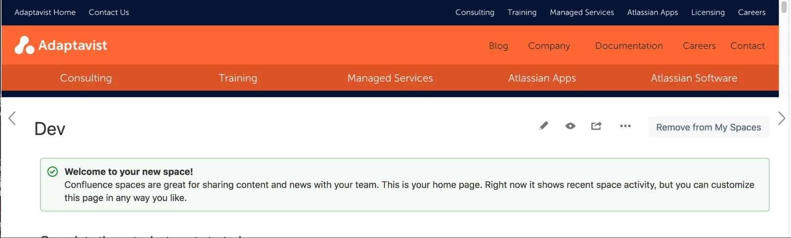 An example web panel display with an external source.