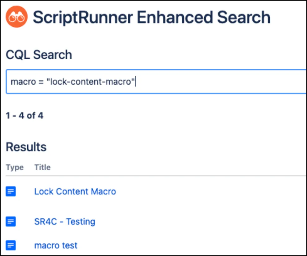 A screenshot of the Enhanced Search option.