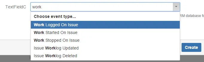 Database picker screenshot